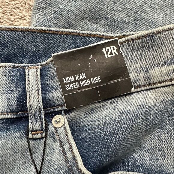 NWT Express mom jean super high rise size 12r - Picture 4 of 6